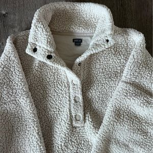 Aerie quarter button up Sherpa